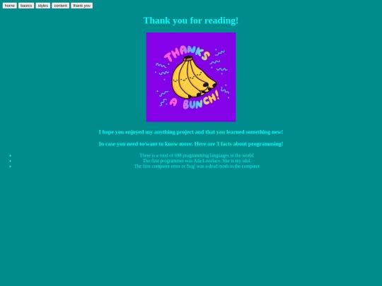 Thankyou screenshot