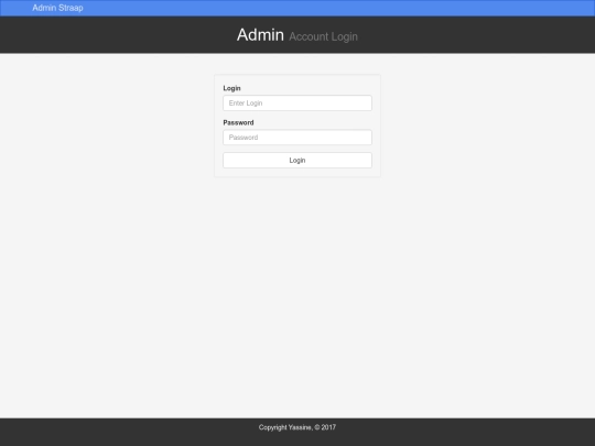 cms_admin/login screenshot