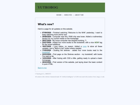 updates screenshot