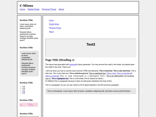 index screenshot