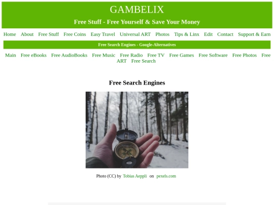free-search screenshot