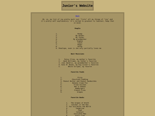 listofjoy screenshot