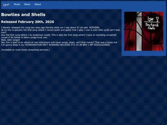 bowtiesandshells screenshot