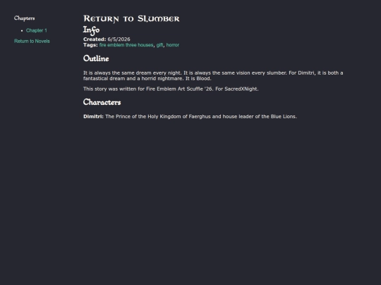 novels/fire emblem/return to slumber screenshot