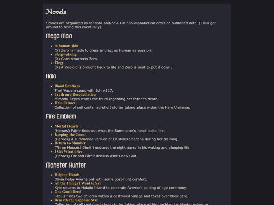 novels screenshot