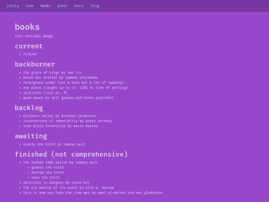 books screenshot