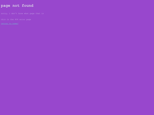not_found screenshot
