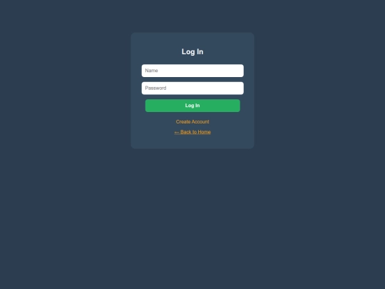 account screenshot