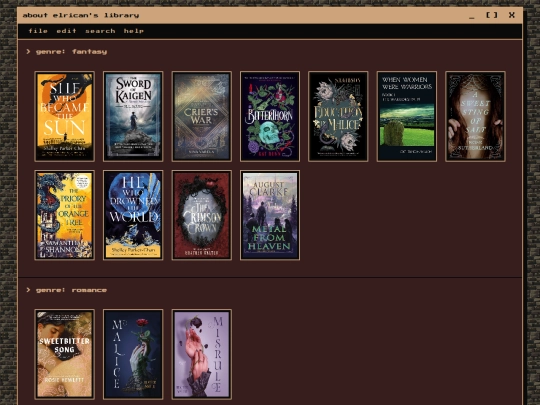 bookshelf screenshot