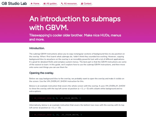 guides/gbvm-submaps screenshot