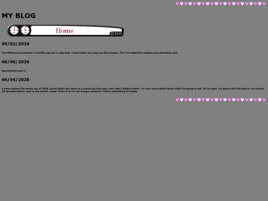blog screenshot