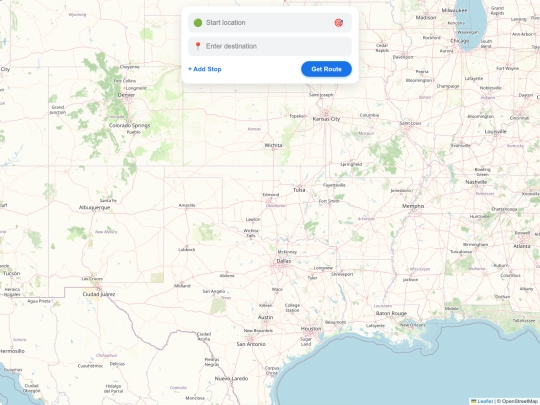 TruckTools/truck map screenshot