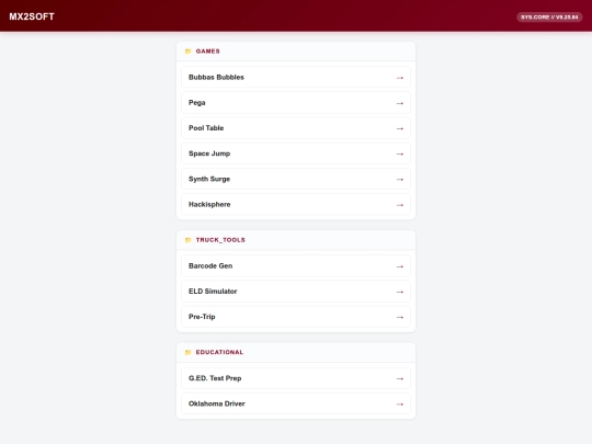 index screenshot