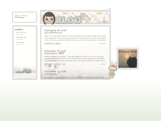 blog screenshot