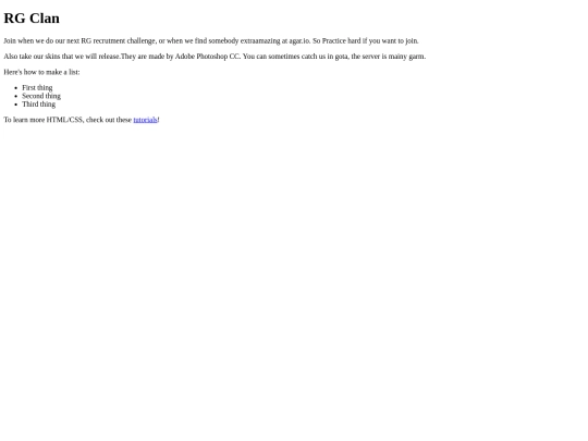 index screenshot