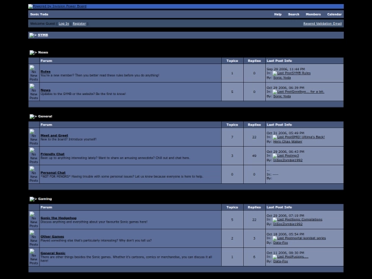forums screenshot
