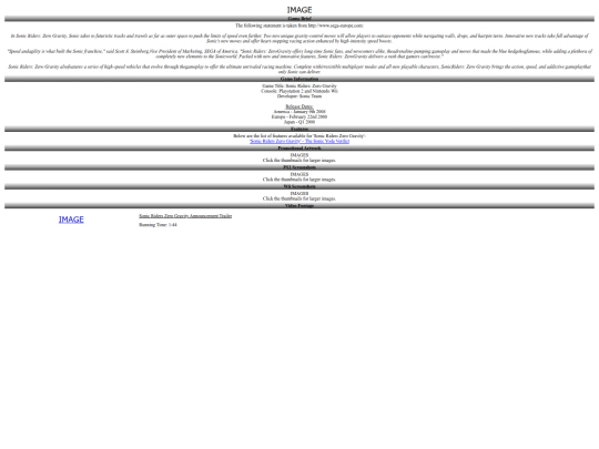 sonicriderszerograv screenshot