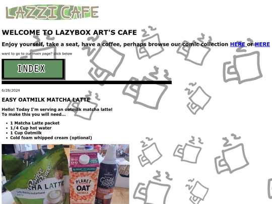 lazzicafe/home screenshot