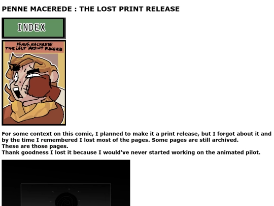 pennecomics/pennelostprint screenshot