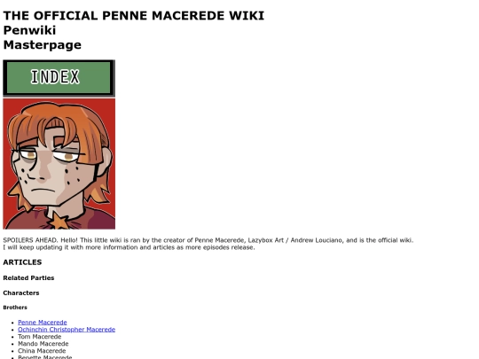 pennewiki_masterpage screenshot