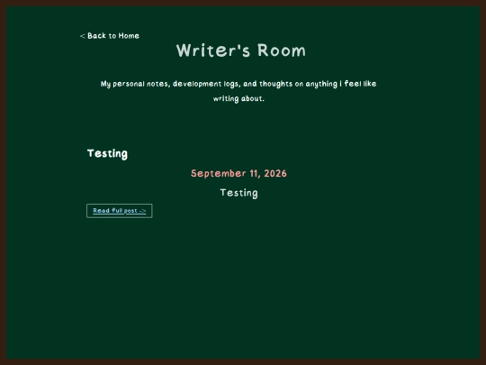 blog screenshot