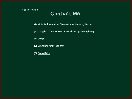 contact screenshot