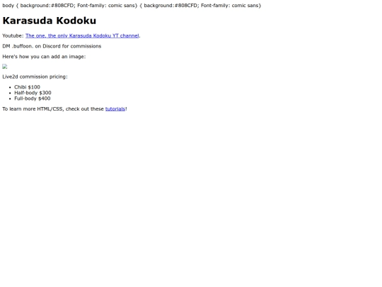 index screenshot