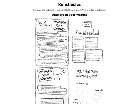 kunstlesjes screenshot