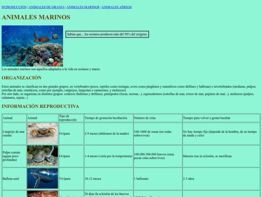 animalesmarinos screenshot
