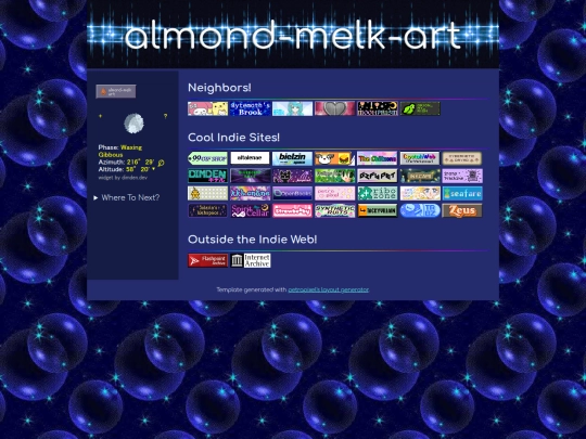 pages/links screenshot