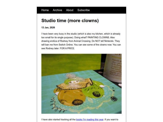 posts/2026-01-13-Studio-time-(more-clowns) screenshot