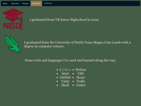 education screenshot