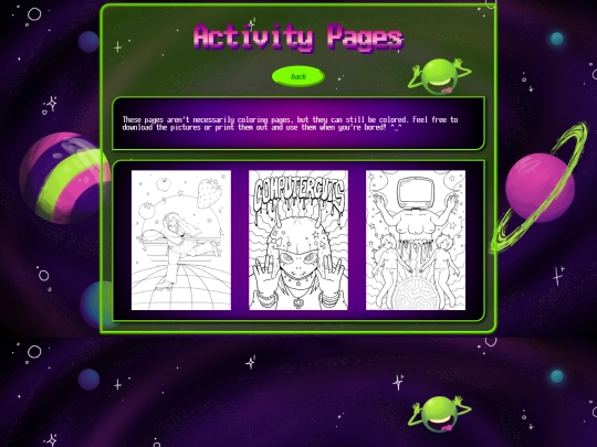 activities/activitypages screenshot