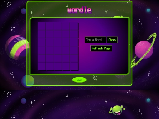 games/wordle screenshot