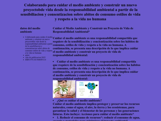 Cuidadodelmedioambiente screenshot