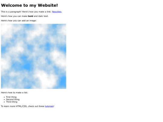 index screenshot