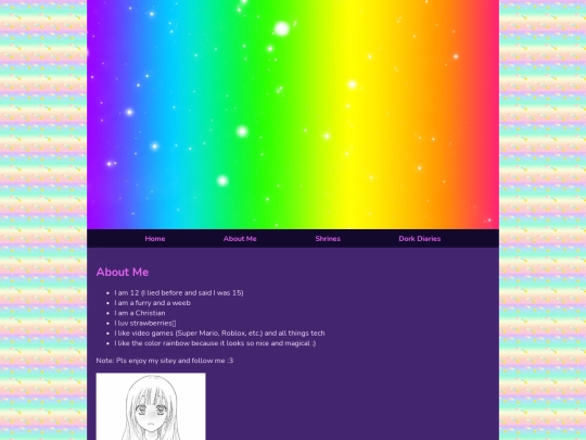 aboutme screenshot
