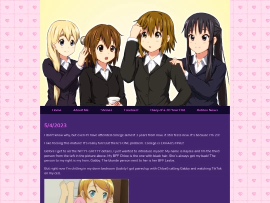 diaryofa20yrold screenshot