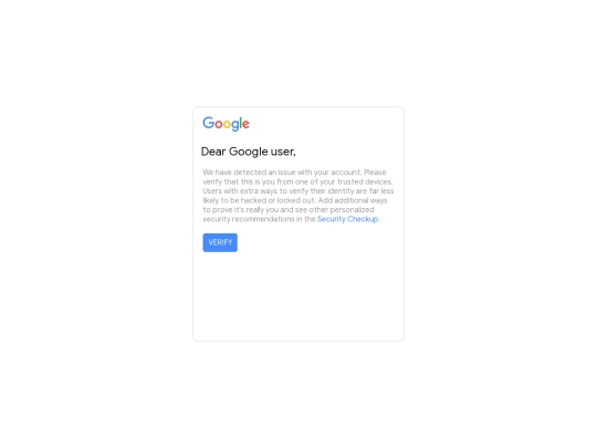 email screenshot
