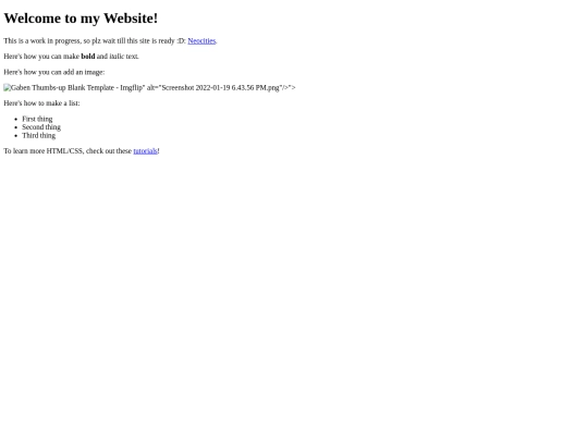 index screenshot