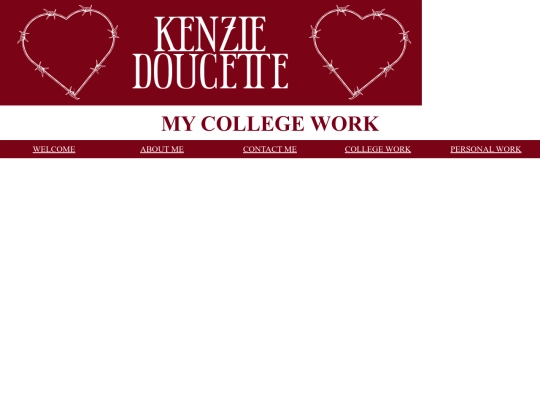 kenziedoucetteportfolio/ProfessionalPortfolio screenshot