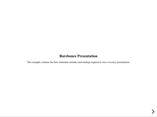 reveal/examples/barebones screenshot