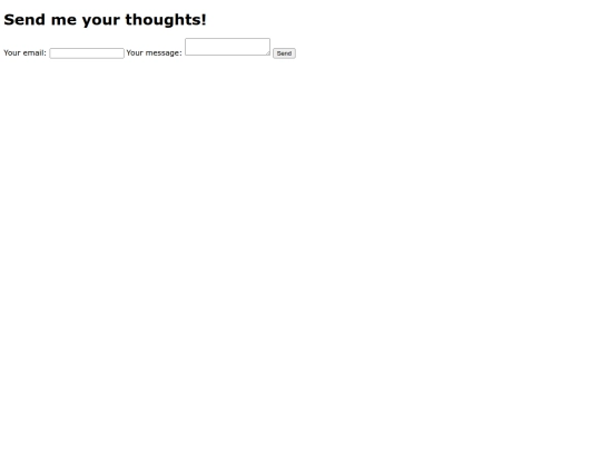 message screenshot