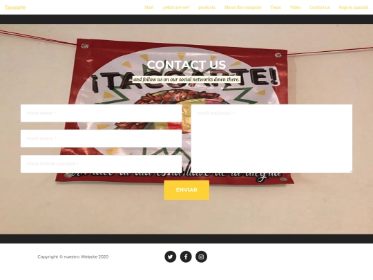 pagina-tacoarte/icontactanos screenshot