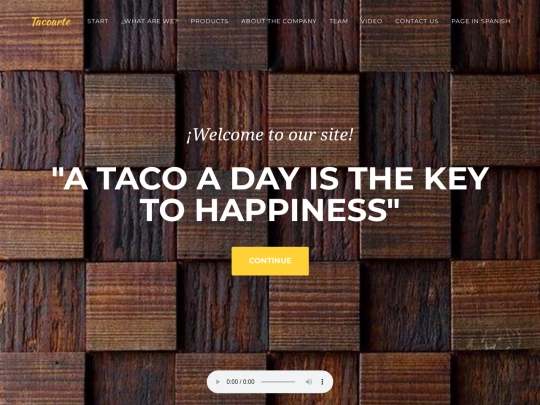 pagina-tacoarte/iindex screenshot