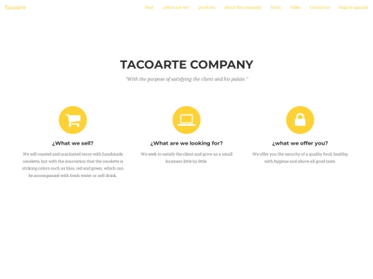 pagina-tacoarte/isomos screenshot