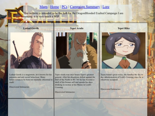 NPCs screenshot