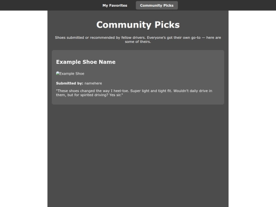 community screenshot