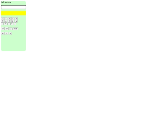 ejercicios/calculadora screenshot