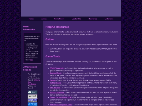 resources screenshot